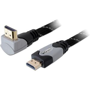 Delock 270° Vinklet Hdmi Kabel - Uhd 4k/30hz  - Grå - 1 M