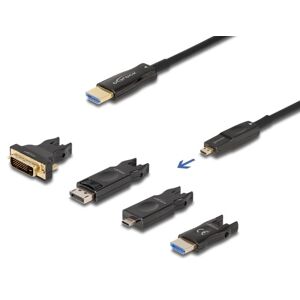 Delock Active Optical Hdmi 5-I-1 Kabel - 8k/60hz - 20 M