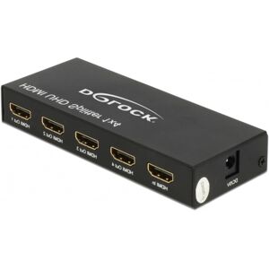 Delock - Hdmi 2.0 Uhd 4k High Speed Aktiv Splitter - 1 Til 4