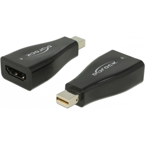 Delock Mini Displayport 1.2 Til Hdmi Adapter - 4k - Sort