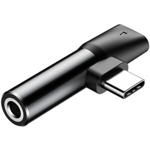 Baseus Usb-C Til 3.5 Mm Hovedtelefon Adapter - Sort