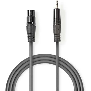 Nedis Xlr Stereokabel - Xlr 3 Pin Han - 3.5 Mm Han - 3 M