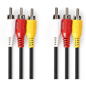 Standard Composite Kabel + 2 X Stereo - 3 M