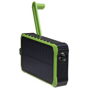 Denver Pso-10012 Solar Powerbank - 10000 Mah - Sort/grøn