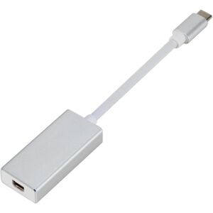 Usb-C Han Til Mini Displayport Hun - 1080p/60hz - Sølv