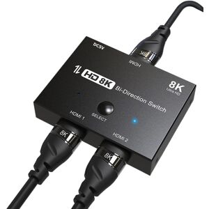 Hdmi Switch/splitter Bi-Directional - 8k/60hz Ultra Hd - 2 Vejs