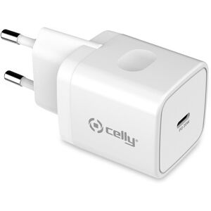 Celly 230v Usb-C Pd Oplader - 3a/20w - Hvid