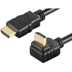 Goobay Vinklet Hdmi 2.0 Kabel - 4k/60hz - Sort - 3 M