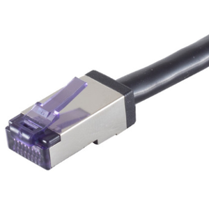 Cat 6a Superflex S/ftp Netværkskabel - Sort - 10 M