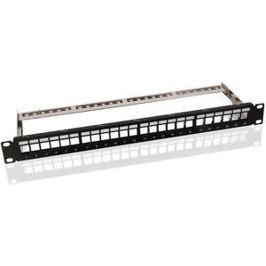 Goobay - Keystone Patch Panel - 24 Port - 19 Tommer