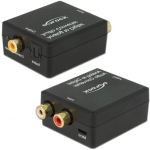 Delock Audio Converter - Analog Til Digital Hd - Sort