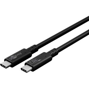 Goobay Usb4 Gen 2x2 (Usb-C) - 240w - Sort - 2 M