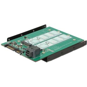 DeLOCK Sata 22 Pin / Sff-8643 Nvme Til 1 X M.2 Key M + 1 X M.2 Key B