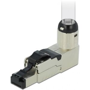 Delock Rj45 Stik Cat 6a Stp - Vinklet - Værktøjsfri