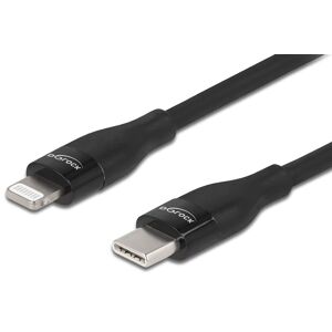 Delock Usb-C Til Lightning Kabel - Mfi Godkendt - Sort - 2 M