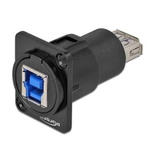 Delock D-Type Modul (Xlr-Stik Port) - Usb-A 3.0 Til Usb-B 3.0