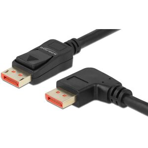 Delock Displayport 1.4 Kabel - 8k/60hz - 90° Højre Vinklet - 2 M