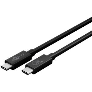 Goobay Usb4 Gen 3x2 (Usb-C) - 240w - Sort - 0.7 M