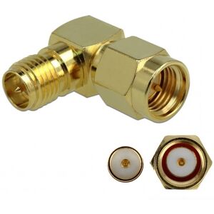 Delock - Sma Han Til Rp-Sma Han 90° Adapter - 3 Ghz