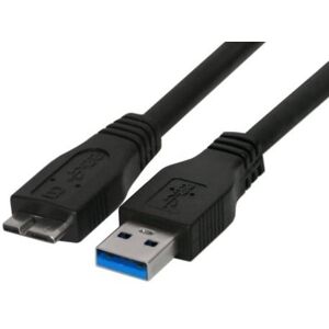 Usb 3.0 Kabel - Usb-A Han / Usb Micro B Han - 1 M