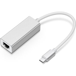 Usb-C 3.1 - Rj45 Netværks Adapter Kabel - Sølv