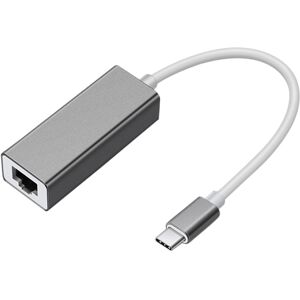 Usb-C 3.1 - Rj45 Netværks Adapter Kabel - Grå