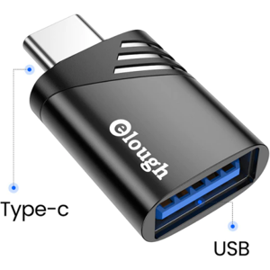 Usb-C Han Til Usb-A 3.0 Hun Adapter - Sort