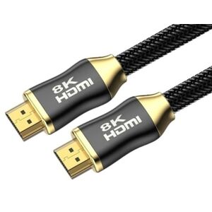 Hdmi 2.1 Uhd - 8k/60hz - Sort/guld - 1 M