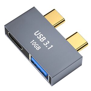 Usb-C Hub Macbook Pro - Usb-C/usb-A 3.1 - Grå