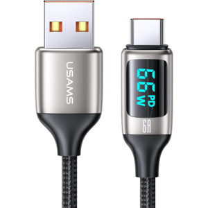 Usb-A Til Usb-C Pd Fast Charging Display - 66w - Sølv - 1.2 M