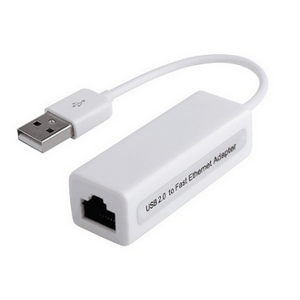 Usb 2.0 Netværkskort - 10/100 Mbps - 1xrj45 - Hvid