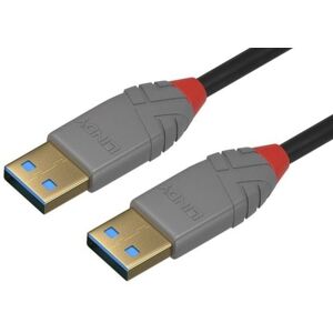 Lindy Usb 3.0 Kabel - Usb-A / Usb-A - Anthra Line - 1 M