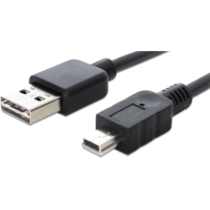 Delock Easy Usb 2.0 Kabel - Usb-A / Mini-B - Sort - 5 M