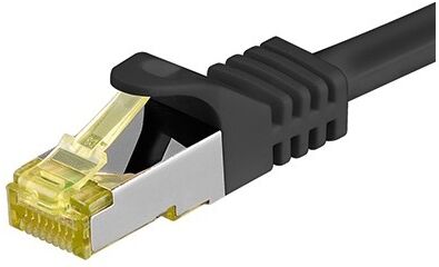 Cat 7 S/ftp Lszh Netværkskabel - Sort - 0.25 M