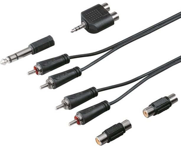 Hama - Kabel Audio Kit Phono/jack 2,5m