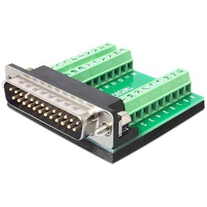 DeLOCK Terminal Block Adapter - Seriel 25 Pin Han Til Terminal Block