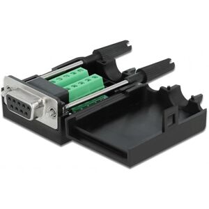 DeLOCK Terminal Block Adapter - Seriel 9 Pin Hun Til Til Terminal Block