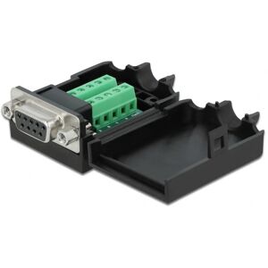 DeLOCK Terminal Block Adapter - Seriel 9 Pin Hun Til Til Terminal Block