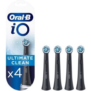 Oral-B Io Ultimate Clean Black Børstehoveder - 4 Stk