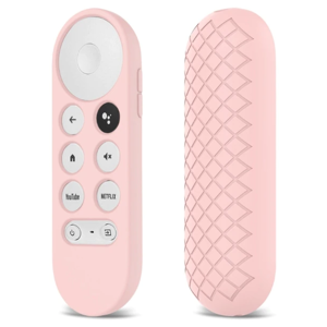 Silikone Cover Til Chromecast Google Tv Remote - Pink