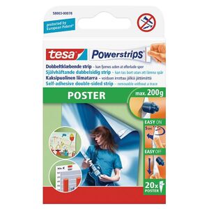 Tesa Powerstrips - Plakat Strips - (200g) - 20 Stk.