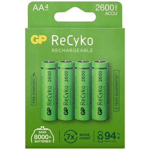 Gp Recyko Aa-Batteri - 2600 Mah - 4 Stk.