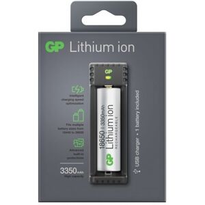 Gp Li-Ion Batterioplader Til 1 X 18650/l111 - 3350mah