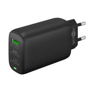 Goobay Hurtigoplader Pd - 2x Usb-C / Usb-A - 65w - Sort