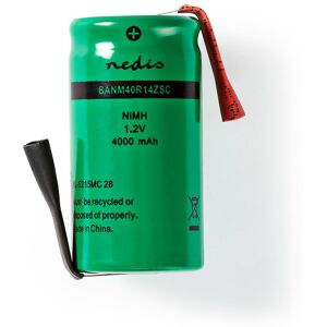 Nedis Genopladelige Ni-Mh-Batteri - 1,2 V - Til Lodning - 4000 Mah