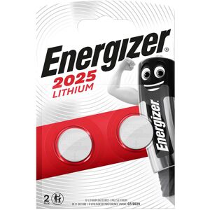 Energizer Lithium Cr2025 Batteri - 2 Stk.