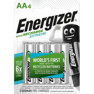 Energizer Genopladeligt Extreme Batteri - Aa - 2300 Mah - 4 Stk.