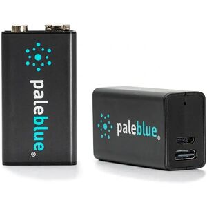 paleblue Pale Blue Li-Ion Genopladelige 9v Batteri - 500 Mah - 2 Stk