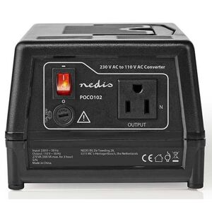 Nedis Strøm Converter - 230v Til 110v - Us-Udgang - M/jord - 300w