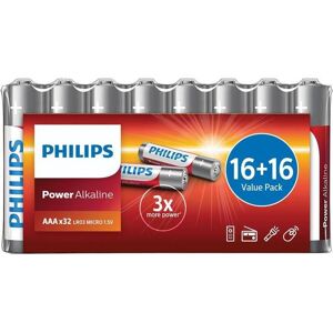 Philips - Aa Batteri - 32 Stk